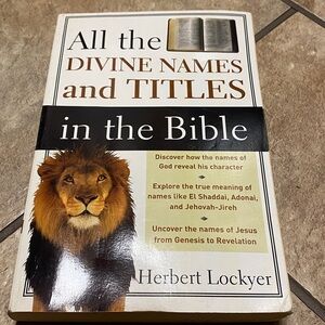 All the Divine Names and Titles in the Bible Book